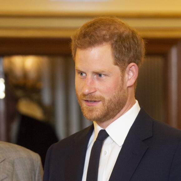 Le prince Harry, duc de Sussex et Meghan Markle, duchesse de Sussex, assistent à la comédie musicale "Hamilton" au théâtre Victoria Palace à Londres le 29 août 2018.