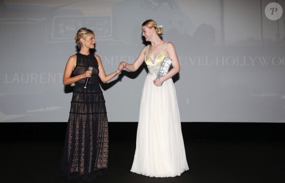 Mélanie Laurent et Elle Fanning - Projection du film 'Galveston' réalisé par M. Laurent lors du 44éme Festival du Cinéma Américain de Deauville le 1er septembre 2018. © Denis Guignebourg/Bestimage