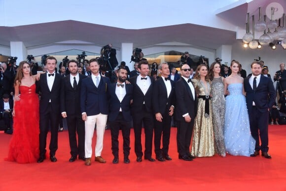 Sophie Lane Curtis, Natalie Portman, Stacy Martin, Raffey Cassidy, Brady Corbet - Montée des marches de la première du film "Vox Lux" lors du 75ème festival du film de Venise, la Mostra le 4 septembre 2018.