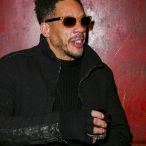 JoeyStarr lors de la soirée de lancement du livre "Menteuse" de Laurie Cholewa au restaurant Buddha-Bar à Paris, France, le 25 janvier 2017.