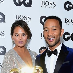 Chrissy Teigen et John Legend à la soirée des GQ Men of the Year 2018 à la Tate Modern, à Londres le 5 septembre 2018.