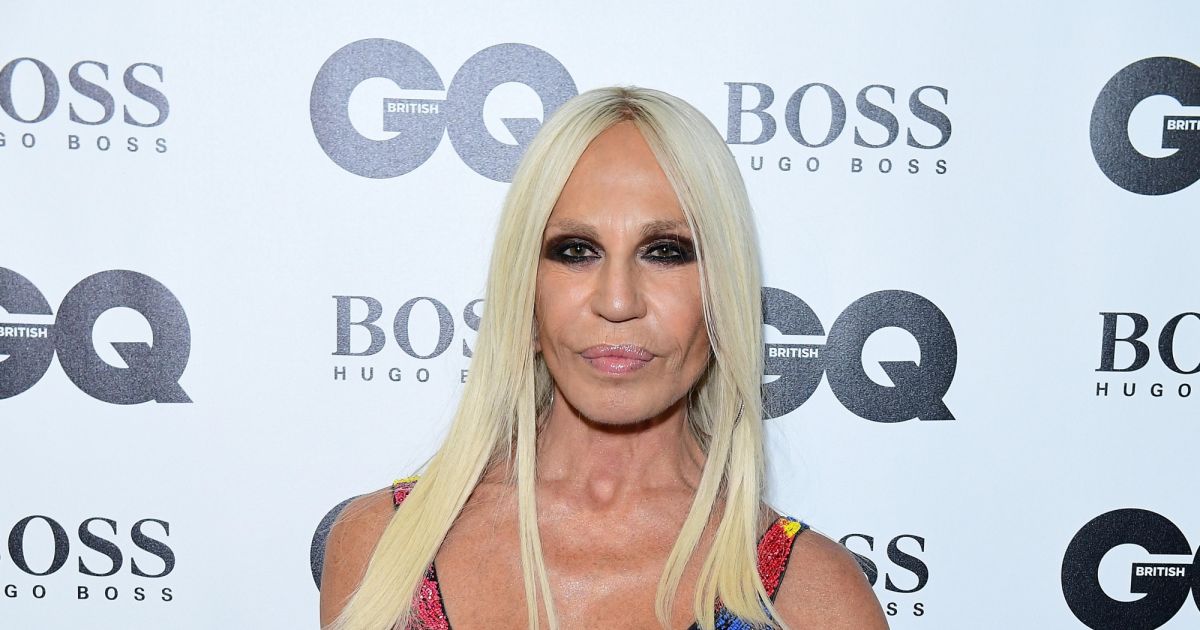 Donatella Versace à la soirée des GQ Men of the Year 2018 à la Tate