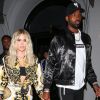 Khloe Kardashian et son compagnon Tristan Thompson quittent le restaurant Craig à West Hollywood le 17 août 2018.  Parents, Khloe Kardashian and Tristan Thompson exit date night at Craig's following a romantic getaway in Mexico. KUWTK star Khloe rocks a Versace look as Tristan keeps it more casual as the pair hold hand while making their to their ride. Los Angeles august 17, 2018.17/08/2018 - Los Angeles