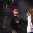 Mac Miller et Ariana Grande au concert One love Manchester, en juin 2017.