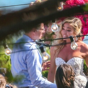 Denise Richards et Aaron Phypers se sont mariés lors d'une petite cérémonie entourés d'amis et de quelques membres de leur famille à Malibu. le 8 septembre 2018.