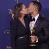 Chrissy Teigen et John Legend aux Primetime Creative Arts Emmy Awards au Microsoft Theater à Los Angeles, le 9 septembre 2018.