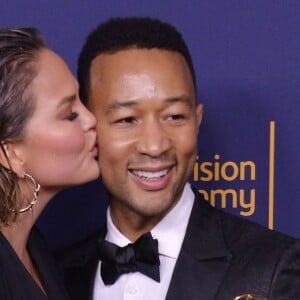 Chrissy Teigen et John Legend aux Primetime Creative Arts Emmy Awards au Microsoft Theater à Los Angeles, le 9 septembre 2018.