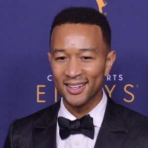 John Legend aux Primetime Creative Arts Emmy Awards au Microsoft Theater à Los Angeles, le 9 septembre 2018.