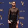 Jonathan Van Ness, co-animateur de "Queer Eye", aux Primetime Creative Arts Emmy Awards au Microsoft Theater à Los Angeles, le 9 septembre 2018.