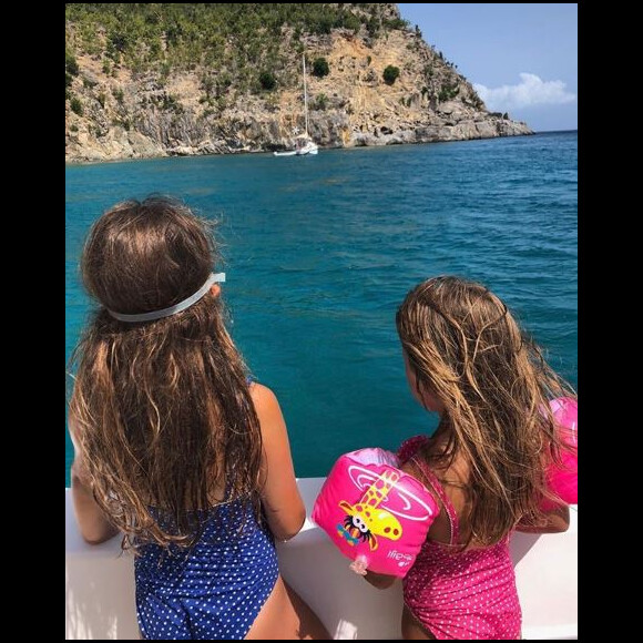 Mila et Lily, les filles de Marc-Olivier Fogiel en vacances - instagram, 11 août 2018