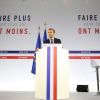 Le président Emmanuel Macron annonce son plan de lutte contre la pauvreté au musée de l'Homme à Paris le 13 septembre 2018. © Hamilton / Pool / Bestimage