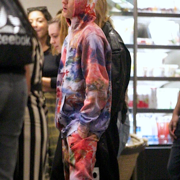 Justin Bieber et Hailey Baldwin à New York, le 15 septembre 2018.