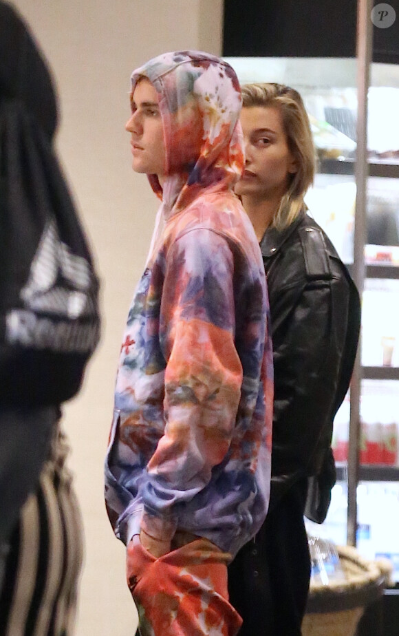Justin Bieber et Hailey Baldwin à New York, le 15 septembre 2018.