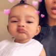 Kim Kardashian avec sa fille Chicago âgée de 5 mois sur Instagram.