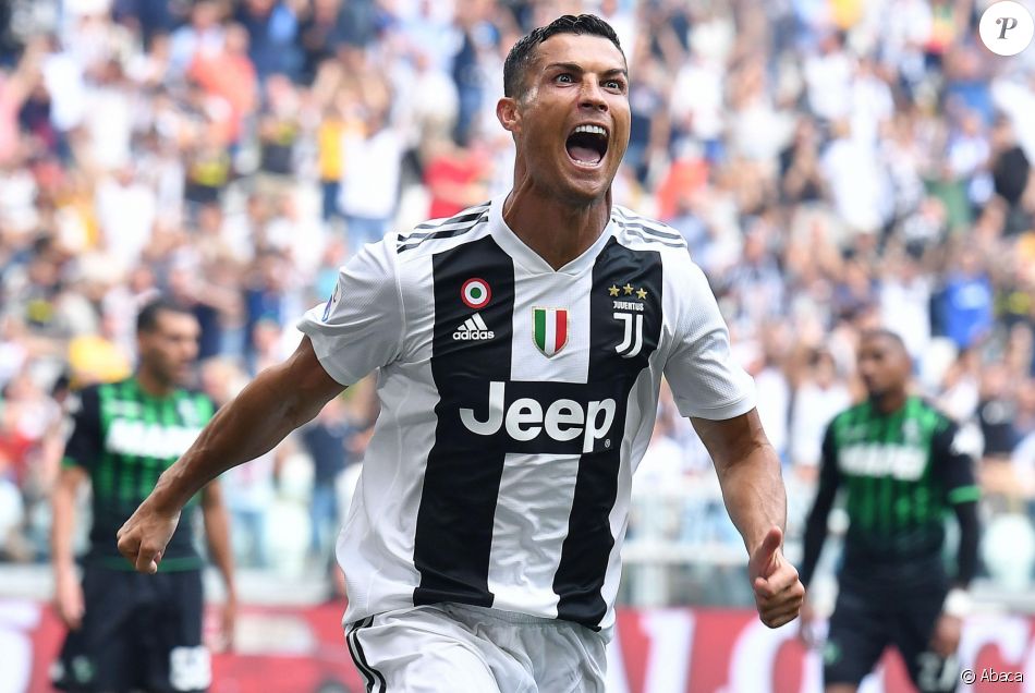 Cristiano Ronaldo Lors Du Match Juventus De Turin Sassuolo