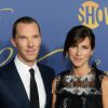 Benedict Cumberbatch et sa femme Sophie Hunter au photocall de la soirée "2018 Showtime Emmy Eve Party" à Los Angeles, le 16 septembre 2018.