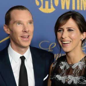 Benedict Cumberbatch et sa femme Sophie Hunter au photocall de la soirée "2018 Showtime Emmy Eve Party" à Los Angeles, le 16 septembre 2018.