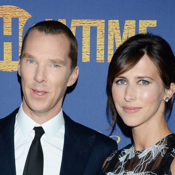 Benedict Cumberbatch et sa femme Sophie Hunter au photocall de la soirée "2018 Showtime Emmy Eve Party" à Los Angeles, le 16 septembre 2018.  Celebrities at the photocall of "2018 Showtime Emmy Eve Party" in Los Angeles. September 16th, 2018.16/09/2018 - Los Angeles