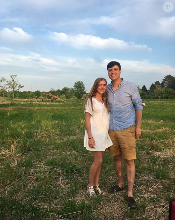 Celia Barquin Arozamena et son ami Carlos, photo issue de son compte Instagram, à Ames dans l'Iowa en juin 2018. Espoir du golf, la jeune Espagnole a été retrouvée morte sur un parcours de golf de l'Iowa le 17 septembre 2018.