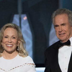 Warren Beatty et Faye Dunaway  - Erreur monumentale aux Oscars: le mauvais gagnant annoncé au Hollywood & Highland Center à Hollywood, le 26 février 2017.