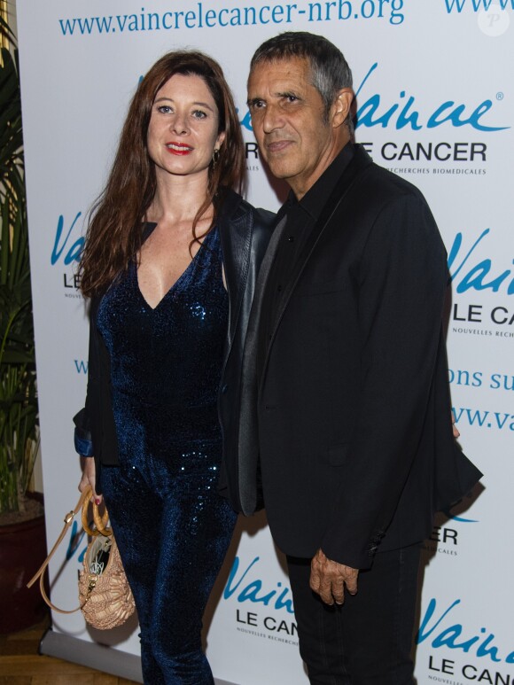 Julien Clerc et sa femme Hélène Grémillon lors de la soirée de Gala "Vaincre Le Cancer" organisée au profit de la lutte contre les Cancers dans les salons du Cercle de l'Union Interalliée à Paris, France, le 11 septembre 2018. © Pierre Perusseau/Bestimage