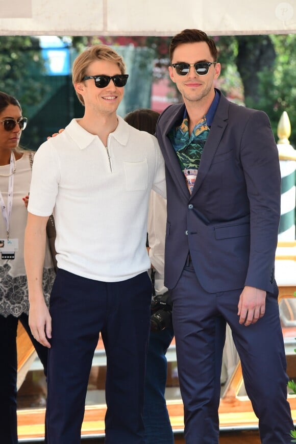 Nicholas Hoult et Joe Alwyn arrivent à Venise pour assister à la 75ème édition du Festival du Film International de Venise, La Mostra le 30 aout 2018.