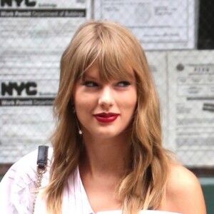 Taylor Swift quitte son appartement à New York, le 22 juillet 2018.