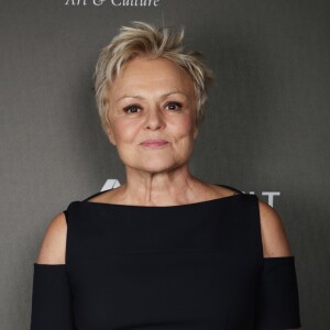 Exclusif - Muriel Robin - Backstage - 12ème cérémonie des Globes de Cristal au Lido à Paris, le 12 février 2018. © Rachid Bellak / Pool / Bestimage