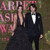 Alessandra Ambrosio et son compagnon Nicolo Oddi lors de la soirée des Green Carpet Fashion Awards au théâtre La Scala à Milan, Italie, le 23 septembre 2018.