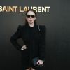 Lindsay Lohan - Défilé de mode "Saint-Laurent" PAP printemps-été 2019 au Trocadéro devant la Tour Eiffel à Paris le 25 septembre 2018