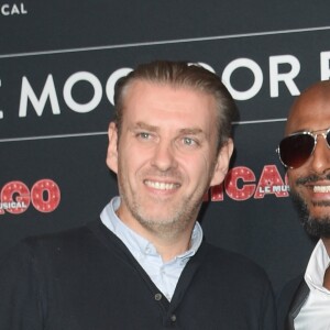 David Desclos et Stomy Bugsy - Générale de la comédie musicale "Chicago" au Théâtre Mogador à Paris le 26 septembre 2018. © Coadic Guirec/Bestimage