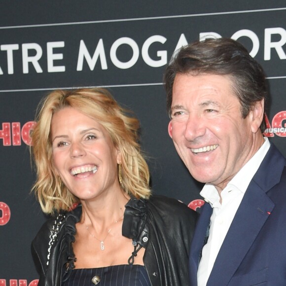 Laura Tenoudji et son mari Christian Estrosi - Générale de la comédie musicale "Chicago" au Théâtre Mogador à Paris le 26 septembre 2018. © Coadic Guirec/Bestimage