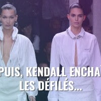 Kendall Jenner et Bella Hadid : Duo irrésistible devant Cara Delevingne