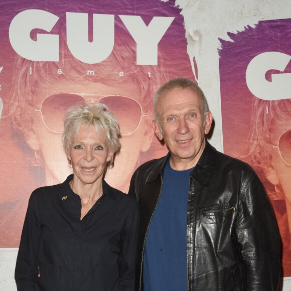 Tonie Marshall et Jean-Paul Gaultier - Première du film "Guy" au cinéma Gaumont-Opéra à Paris le 28 aout 2018. © Coadic Guirec/Bestimage