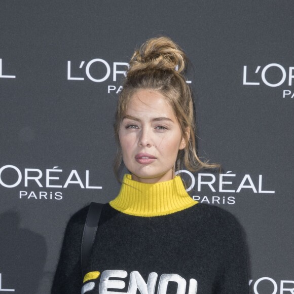 Marie Ange Casta lors du photocall du défilé l'Oréal Paris 2018 sur la Seine le 30 septembre 2018. © Olivier Borde / Cyril Moreau / Bestimage