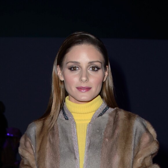 Olivia Palermo - Défilé John Galliano, collection printemps-été 2019 à la Bibliothèque de la Cité de l'architecture et du patrimoine. Paris, le 30 septembre 2018.