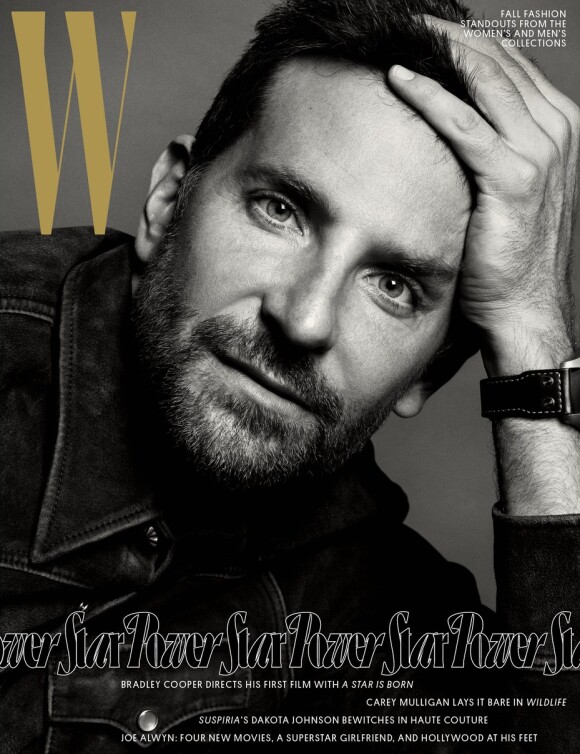 Bradley Cooper en couverture du W Magazine (octobre 2018)