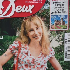 Couverture du magazine Nous Deux, en kiosques dès le 2 octobre 2018.