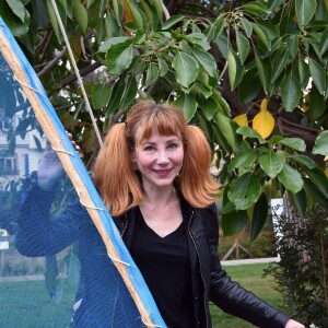 Julie Depardieu, la marraine et présidente du jury du 1er Festival des Jardins de la Côte d'Azur, participe à l'ouverture du festival. Nice, le 1er avril 2017. © Bruno Bebert/Bestimage