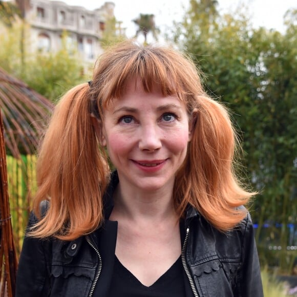 Julie Depardieu, la marraine et présidente du jury du 1er Festival des Jardins de la Côte d'Azur, participe à l'ouverture du festival. Nice, le 1er avril 2017. © Bruno Bebert/Bestimage