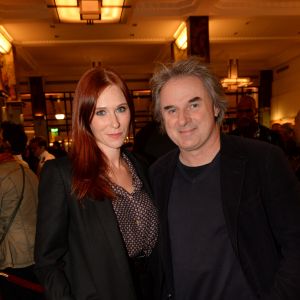 Exclusif - Audrey Fleurot et Jean-Christophe Grangé - Soirée d'inauguration du revival de la brasserie parisienne mythique La Coupole dans le quartier de Montparnasse à Paris, France. Le 26 septembre 2018. © Rachid Bellak / Bestimage