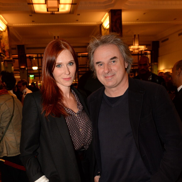 Exclusif - Audrey Fleurot et Jean-Christophe Grangé - Soirée d'inauguration du revival de la brasserie parisienne mythique La Coupole dans le quartier de Montparnasse à Paris, France. Le 26 septembre 2018. © Rachid Bellak / Bestimage