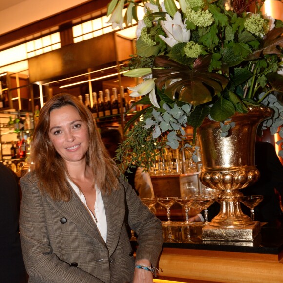 Exclusif - Sandrine Quétier - Soirée d'inauguration du revival de la brasserie parisienne mythique La Coupole dans le quartier de Montparnasse à Paris, France. Le 26 septembre 2018.  © Rachid Bellak / Bestimage