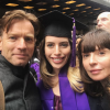Ewan McGregor, Clara McGregor et Eve McGregor pour la remise du diplôme de Clara à New York le 18 mai 2018