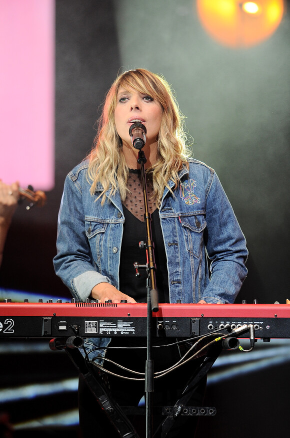 Nina Goern du groupe Cats on Trees lors de la 7ème édition du concert caritatif "Leurs voix pour l'espoir" au profil de la recherche contre le cancer du pancréas à l Olympia à Paris, France, le 1er octobre 2018. © Guillaume Gaffiot/Bestimage