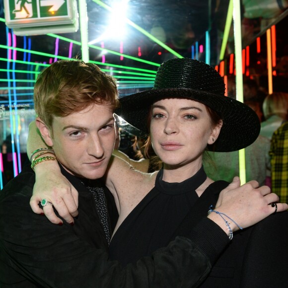 Semi-Exclusif - Lindsay Lohan et son frère Cody Lohan à la soirée "White Coffee Party", avec aux platines, Virgil Abloh (fondateur et designer de Off White) et Black Coffee, au club "The Key" lors de la Fashion Week de Paris (PFW), le 27 septembre 2018. © Veeren/CVS/Bestimage