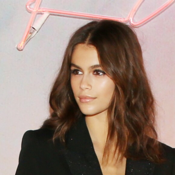 Kaia Gerber - Cocktail de lancement de la collection capsule Karl Lagerfeld x Kaia de Kaia Gerber et Karl Lagerfeld à la boutique Karl Lagerfeld dans le 7e arrondissement. Paris, le 2 octobre 2018. © Denis Guignebourg/Bestimage