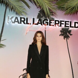 Kaia Gerber - Cocktail de lancement de la collection capsule Karl Lagerfeld x Kaia de Kaia Gerber et Karl Lagerfeld à la boutique Karl Lagerfeld dans le 7e arrondissement. Paris, le 2 octobre 2018. © Denis Guignebourg/Bestimage