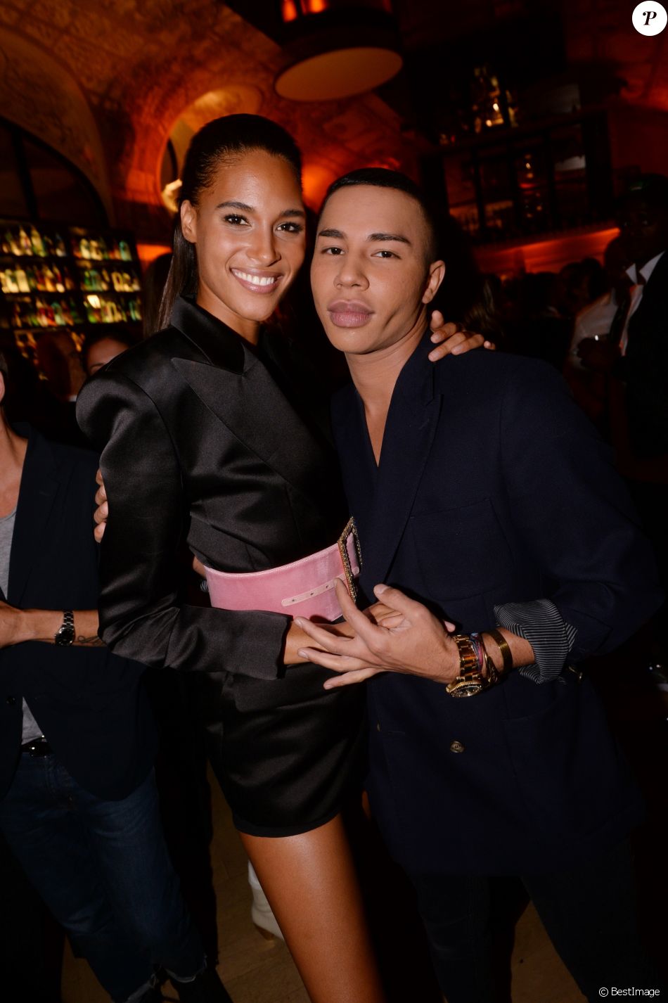 Cindy Bruna Et Olivier Rousteing Le Mannequin Cindy Bruna Fete Son 24eme Anniversaire A L Hotel Lutetia A Paris Le 29 Septembre 18 Evenement Organise Par F Purepeople