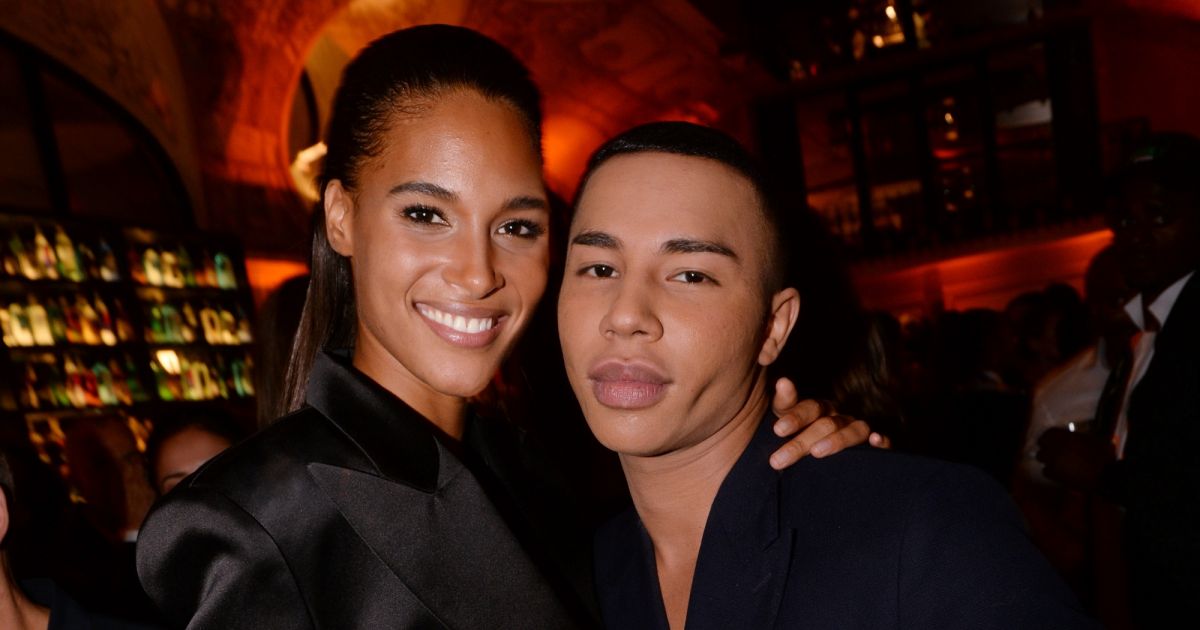 Cindy Bruna et Olivier Rousteing Le mannequin Cindy Bruna fête son 24ème anniversaire à l